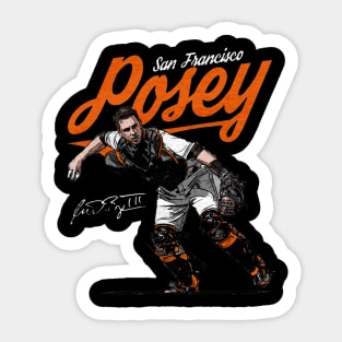 Buster Posey San Francisco Score Sticker